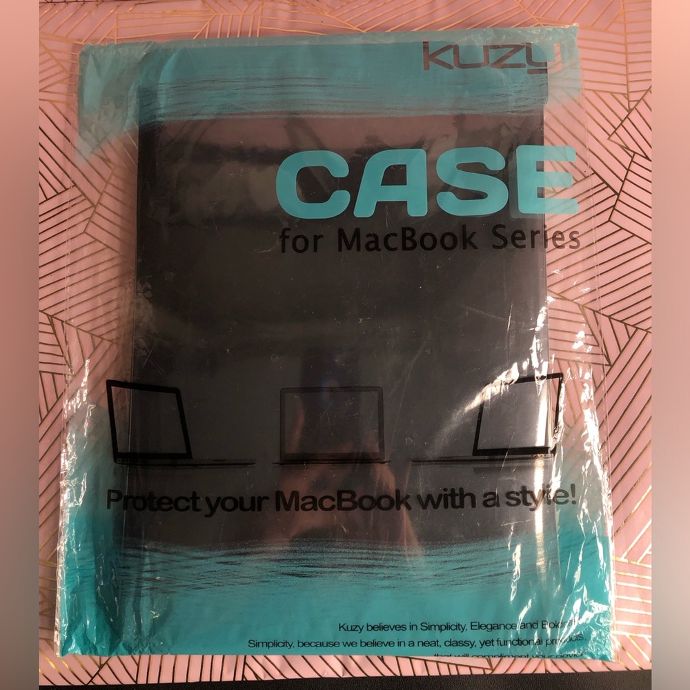 Kuzy Black MacBook Case